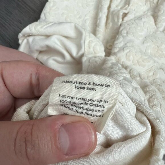 Honest The Label Sunshine Terry Cotton Button Front Top Cream Size XS/S - Picture 6 of 6